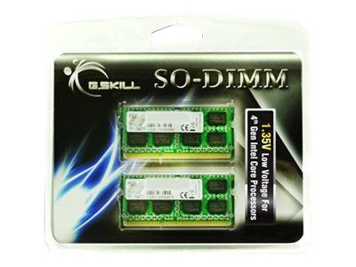 G.Skill DDR3 kit 8 Go: 2 x 4 Go 1600 MHz 1.35 V