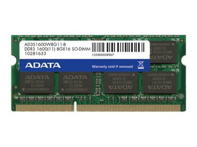 ADATA ADDS1600W8G11 module de mémoire 8 Go 1 x 8 Go DDR3L 1600 MHz Neuf - vue 4