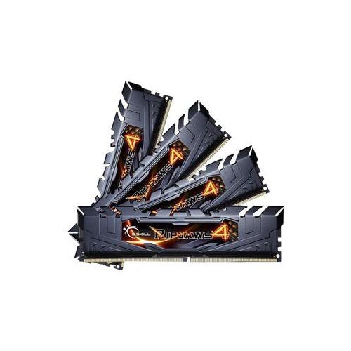G.Skill Ripjaws 4 Series - Ddr4 - 16 Go: 4 X 4 Go - Dimm 288 Broches - 2800 Mhz / Pc4-22400 - Cl16 - 1.2 V - Mã©Moire Sans Tampon - Non Ecc