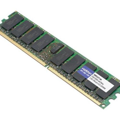 Addon 2Gb Ddr2-667Mhz Udimm For Lenovo 30R5127 - Ddr2 - 2 Go - Dimm 240 Broches - 667 Mhz / Pc2-5300 - Cl5 - 1.8 V - Mã©Moire Sans Tampon - Non Ecc - Pour Lenovo J200; J205; S200; S205;...