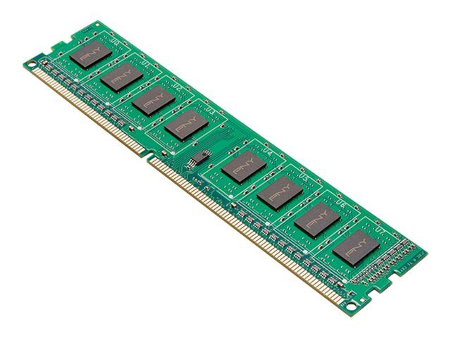 PNY DDR3 module 2 Go DIMM 240 broches 1333 MHz / PC3 10666 CL9 1.5 V mémoire sans tampon non ECC