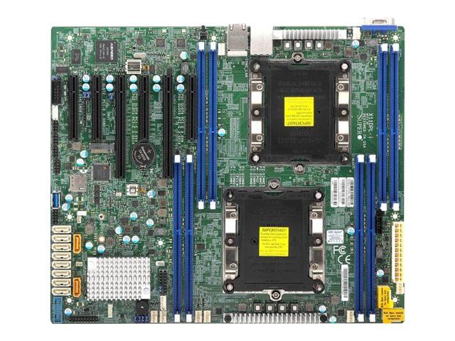 SUPERMICRO X11DPL I Carte mère ATX Socket P 2 CPU pris en charge C621 Chipset USB 3.0 2 x Gigabit LAN carte graphique embarquée