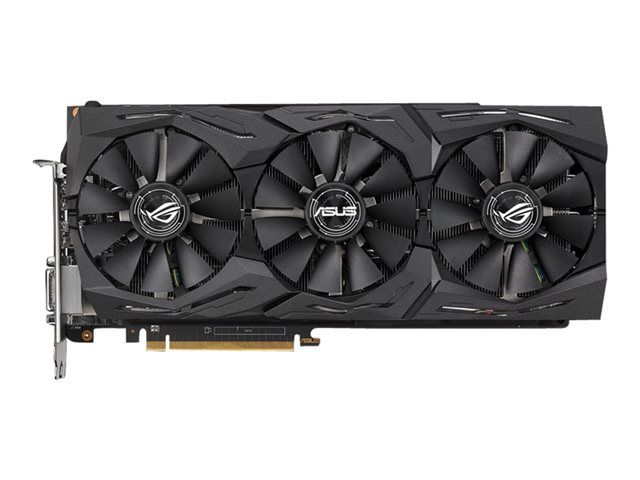 ASUS ROG STRIX RXVEGA56 O8G GAMING OC Edition carte graphique Radeon RX VEGA 56 8 Go HBM2 PCIe 3.0 x16 DVI 2 x HDMI 2 x DisplayPort