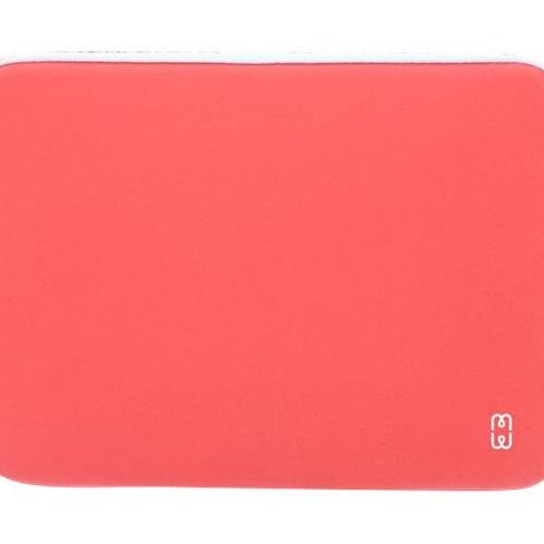 Mw - Housse D'Ordinateur Portable - 13" - Blanc, Rouge Corail - Pour Apple Macbook Pro (13.3 ")