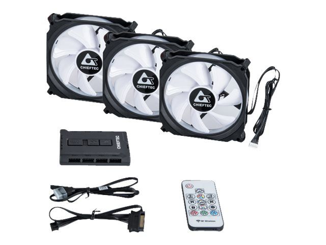 Chieftec CF 3012 RGB système de refroidissement d'ordinateur Boitier PC Ventilateur 12 cm Neuf - vue 4