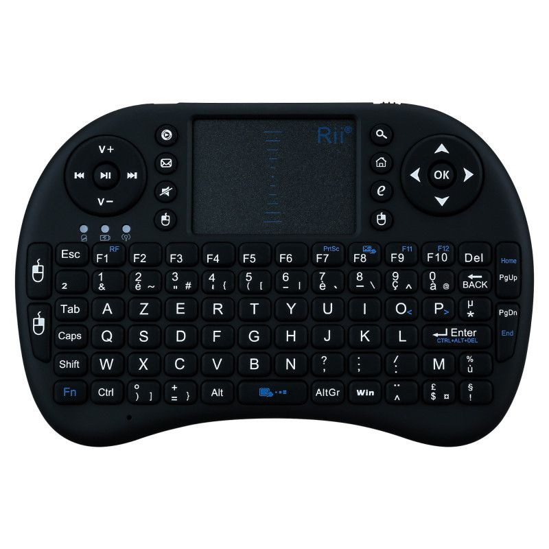 Mini Clavier Bluetooth Pour Iphone 11 Pro Max Smartphone Sans Fil Azerty Rechargeable (Noir)