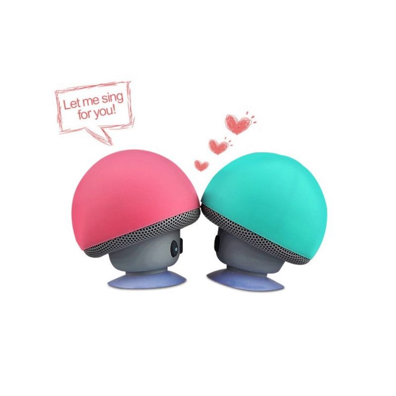 Enceinte Champignon Bluetooth pour XIAOMI Redmi Go Smartphone Ventouse Haut Parleur Micro Mini