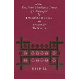 Aëtiana: The Method and Intellectual Context of a Doxographer, Volume I, the Sources - Jaap Mansfeld