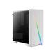 Aerocool Cylon Mini (blanc) - Boîtier Mini Tour avec fenêtre latérale et rétroéclairage RGB en façade ( Catégorie : Boîtier PC )