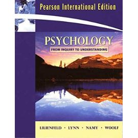 Psychology-from Inquiry to Understanding - Woolf Lilien Feld Lynn Namy