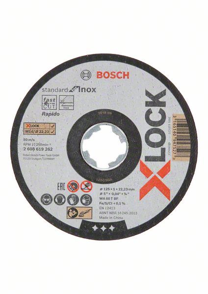 Bosch Disque à tronçonner X LOCK 125 mm - vue 2