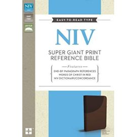 Super Giant Print Reference Bible-NIV - Zondervan