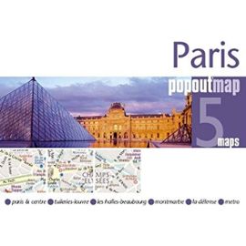 Paris PopOut Map: pop-up city street map of Paris city center - folded pocket size travel map with transit map included (PopOut Maps) - Compass Maps Ltd.