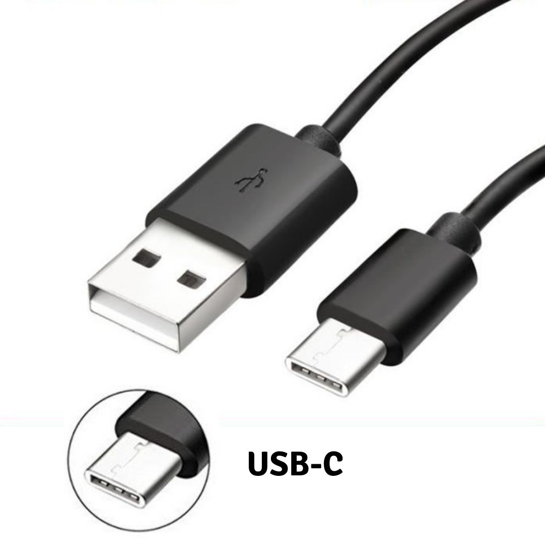 Cable USB-C Chargeur Noir pour Huawei P30 / P20 / LITE / PRO / P10 / P9 - Cable Type USB-C Mesure 1 Metre [Phonillico]