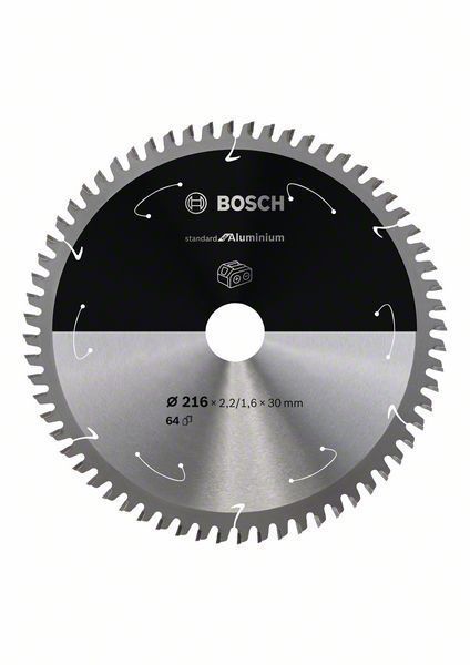 BOSCH Lame circulaire 216mm pour Alu - vue 2