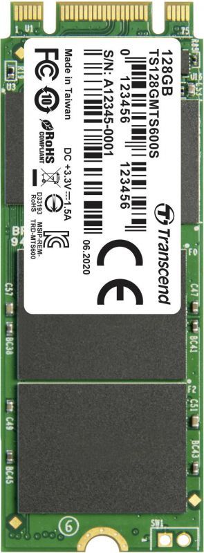 TRANSCEND .2 2260 SSD SATA3 B+ Key MLC Neuf - vue 2