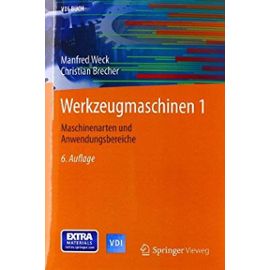 Werkzeugmaschinen. 5 Bände - Manfred Weck