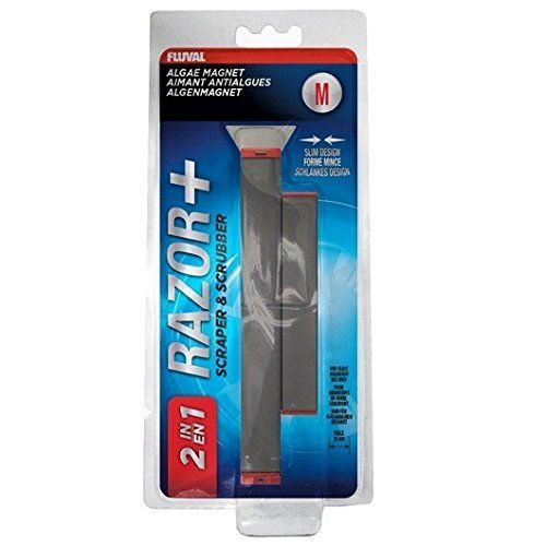 Meilleurs prix pour Fluval Razor+ 2en1 Aimant Anti-Algues Pour Aquariophilie Taille M