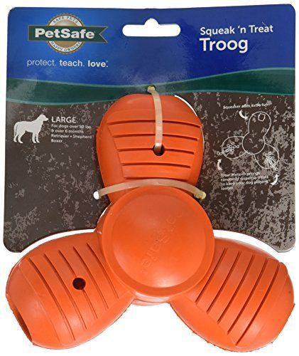 Petsafe Sportifs Squeak N Treat Troog Rechargeables Chien Jouet Distributeur, Grande