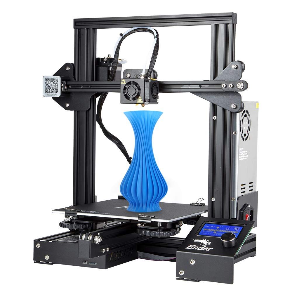 Comgrow Creality 3D Ender-3 Imprimante 3D Aluminum DIY with Resume Print 220 * 220 * 250mm