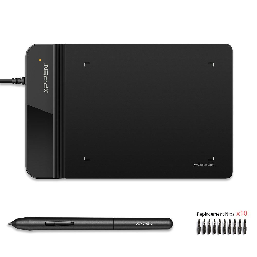 XP Pen G430S Version 2018 Tablette Graphique Taille 4x3 pouces Stylet 8192 Niveaux pour Osu! Dessin et Signature Electronique