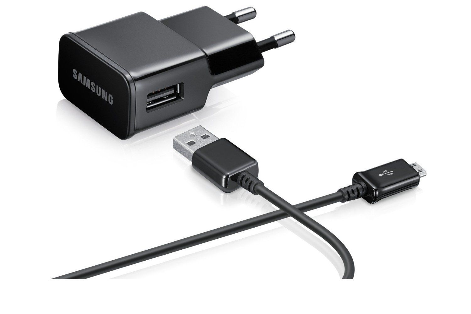 Samsung Galaxy Express 2 G3815 Chargeur Samsung Noir 2A avec cable 1,5M Origine Micro-USB