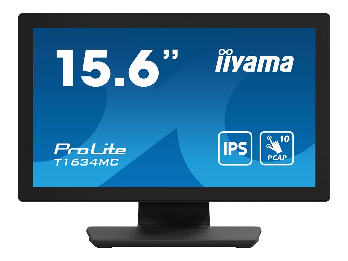 iiyama ProLite T1634MC B1S écran plat de PC 39 6 cm 15.6 1920 x 1080 pixels Full HD LED Écran tactile Neuf - vue 4