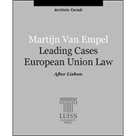 Leading Cases of the European Community - Empel, Martijn