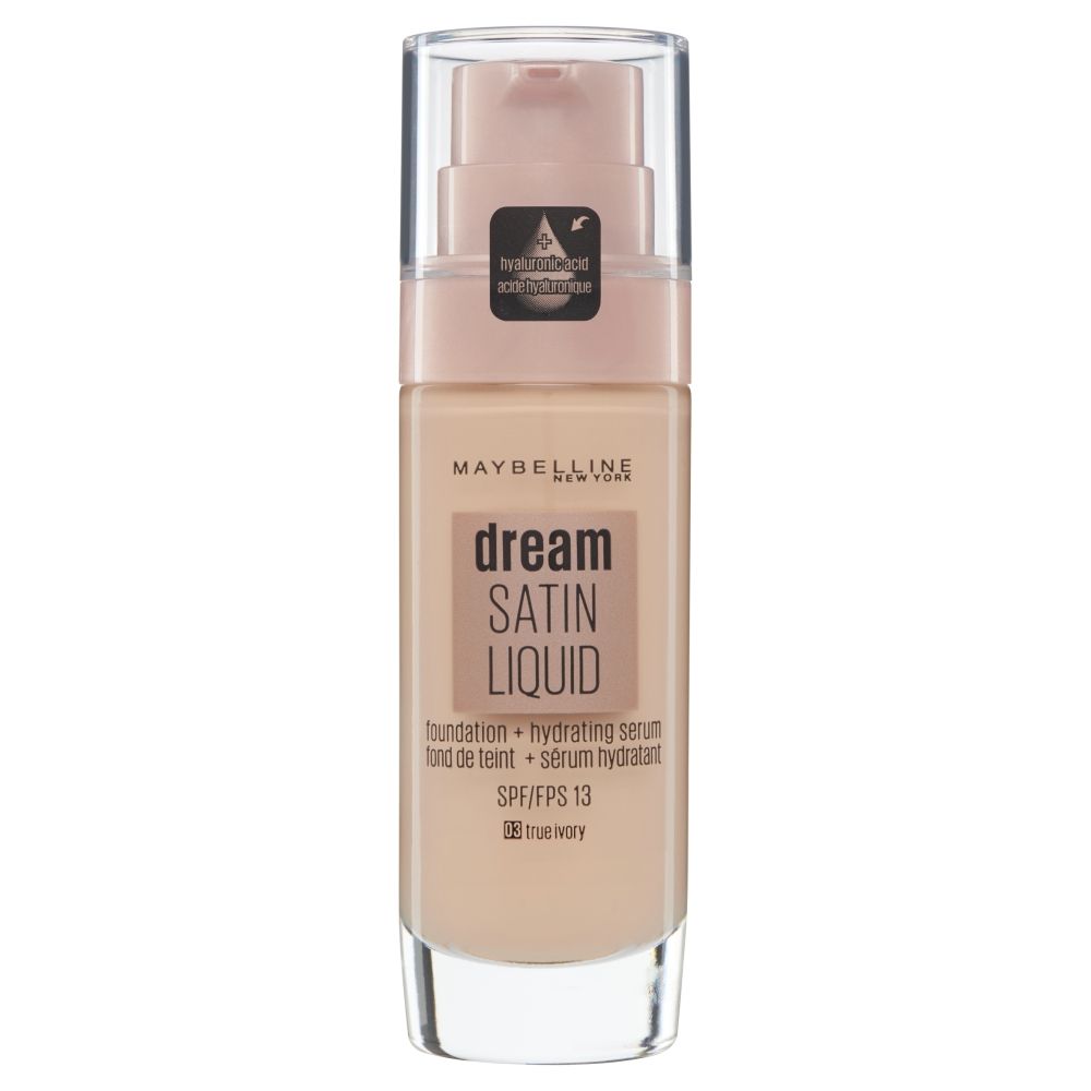 Dream Satin Liquid FOUNDATION+SERUM #3 true ivory - vue 3