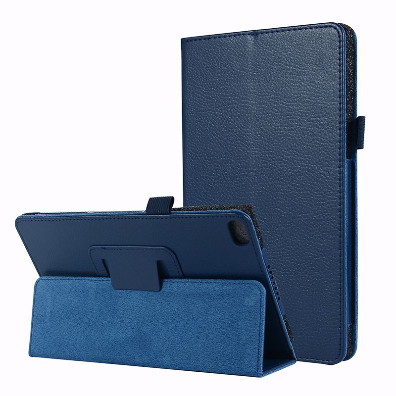 Housse Nouvel Apple Ipad 10,2 2019 Wifi - 4g/Lte Bleu Foncé Avec Stand - Etui Coque Bleu De Protection Tablette New Ipad 10.2 Pouces - Accessoires Pochette Xeptio Case