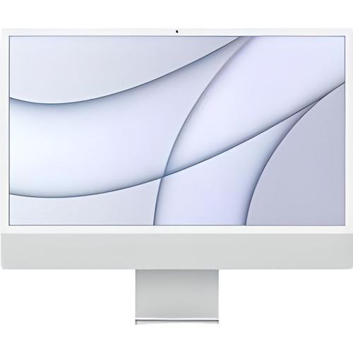 Apple iMac 24&Quot; 2021 M1 3,2 Ghz 8 Go 256 Go Gpu 7 C¿Urs Argent - Reconditionné - Excellent État