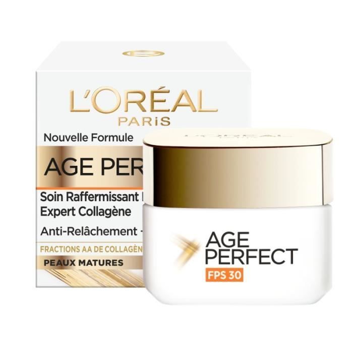 Crème Visage Jour Age Perfect Gamme Spf30 'oreal Paris Le Pot De 50ml - vue 2