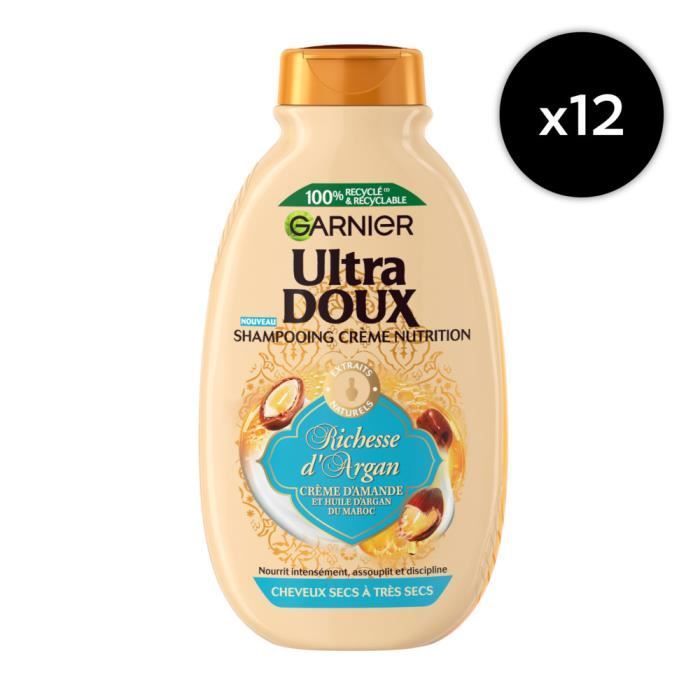 [Lot De 12] Shampooing Disciplinant Richesse Argan Ultra Doux 250ml