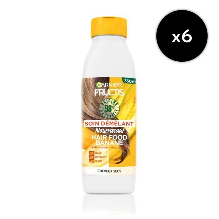 [Lot De 6] Démêlant Hair Food Nourrissant Banane Fructis 350ml