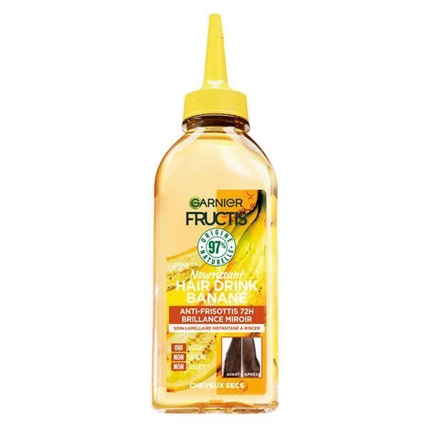 Soin Cheveux Anti Frisottis Brillance Miroir À La Banane Fructis Le Flacon De 200ml