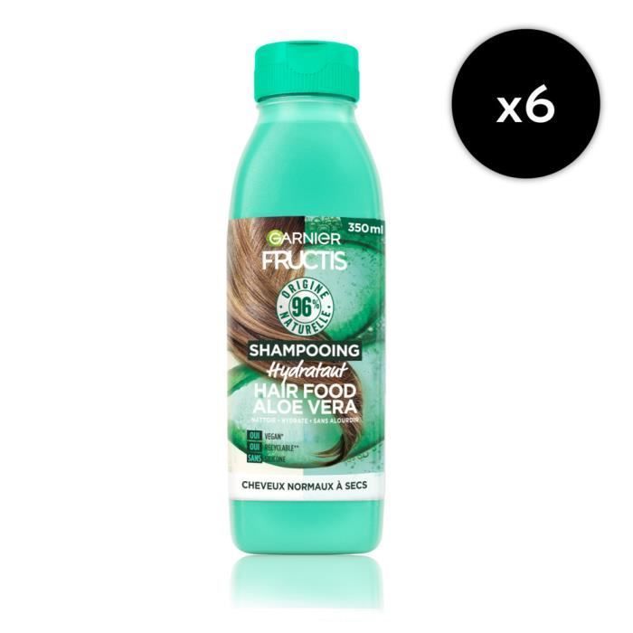 [Lot De 6] Shampooing Hair Food Hydratant Aloe Vera Fructis 350ml