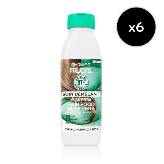 [Lot De 6] Démêlant Hair Food Hydratant Aloe Vera Fructis 350ml