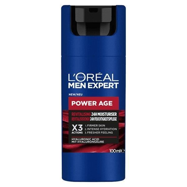 'oréal Paris Power Age Soin Revitalisant Acide Hyaluronique Homme 100 Ml