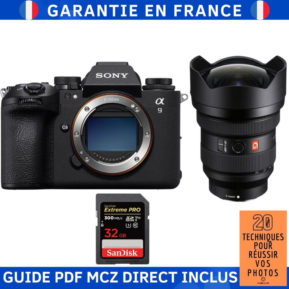Sony A9 III + FE 12 24mm f2.8 GM + 1 SanDisk Extreme PRO UHS II SDXC 300 MB/ + Ebook '20 Techniques pour Réussir vos Photos' Appareil Photo Hybride Sony - vue 3