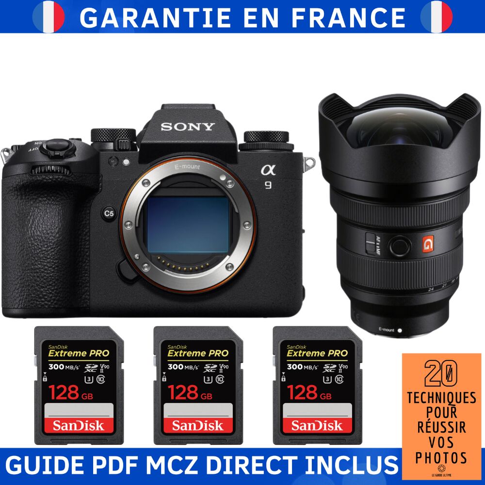 Sony A9 III + FE 12 24mm f2.8 GM + 3 SanDisk Extreme PRO UHS II SDXC 300 MB/ + Ebook '20 Techniques pour Réussir vos Photos' Appareil Photo Hybride Sony - vue 4