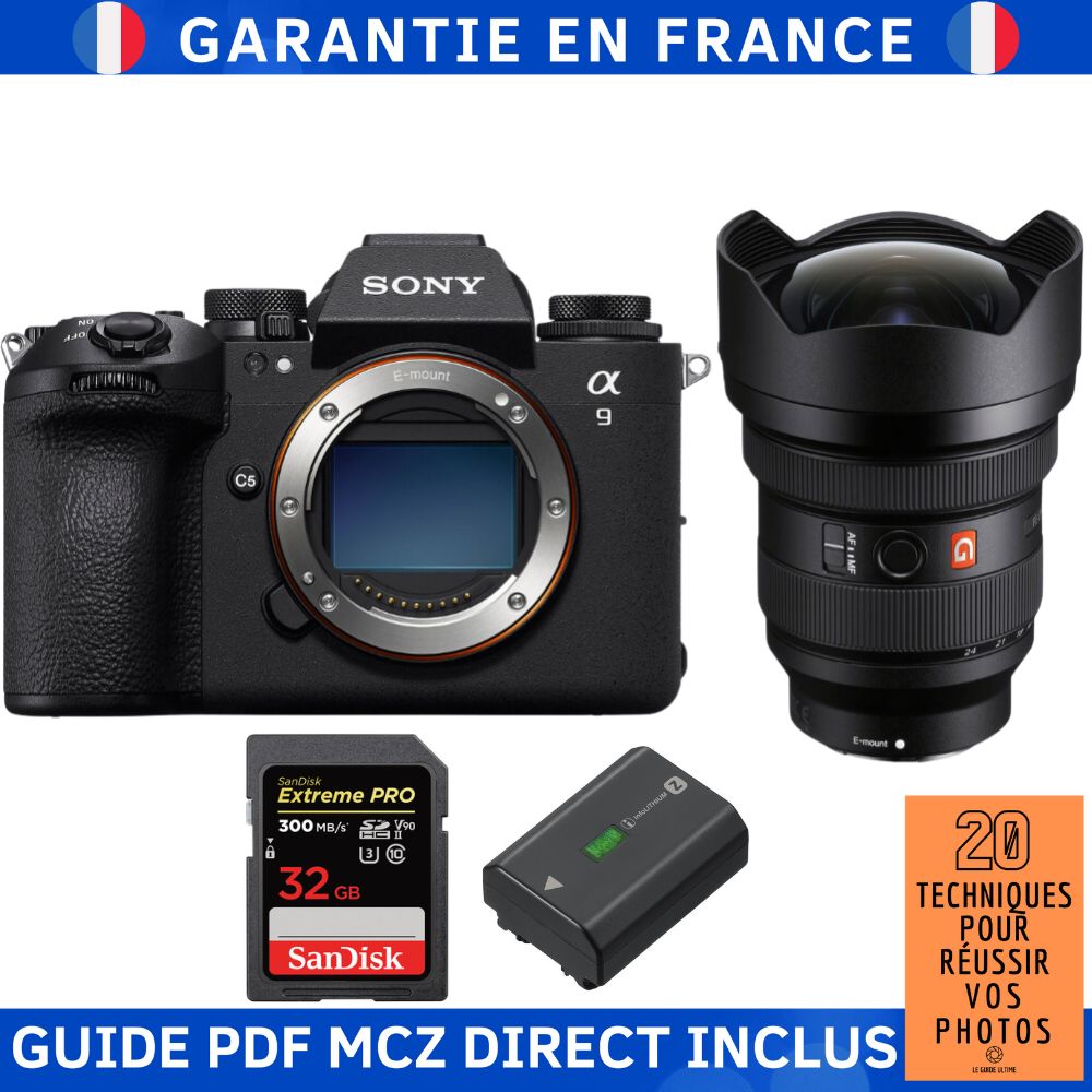 Sony A9 III + FE 12 24mm f2.8 GM + 1 SanDisk Extreme PRO UHS II SDXC 300 MB/ + 1 Sony NP FZ100 + Ebook '20 Techniques pour Réussir vos Photos' Appareil Photo Hybride Sony - vue 3