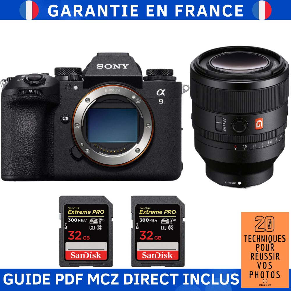 Sony A9 III + FE 50mm f1.2 GM + 2 SanDisk Extreme PRO UHS II SDXC 300 MB/ + Ebook '20 Techniques pour Réussir vos Photos' Appareil Photo Hybride Sony - vue 5