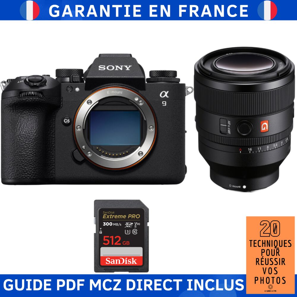 Sony A9 III + FE 50mm f1.2 GM + 1 SanDisk Extreme PRO UHS II SDXC 300 MB/ + Ebook '20 Techniques pour Réussir vos Photos' Appareil Photo Hybride Sony - vue 3