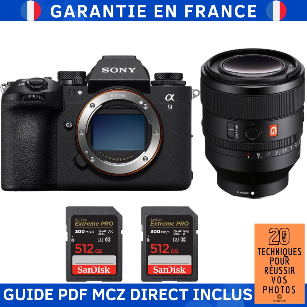 Sony A9 III + FE 50mm f1.2 GM + 2 SanDisk Extreme PRO UHS II SDXC 300 MB/ + Ebook '20 Techniques pour Réussir vos Photos' Appareil Photo Hybride Sony - vue 4