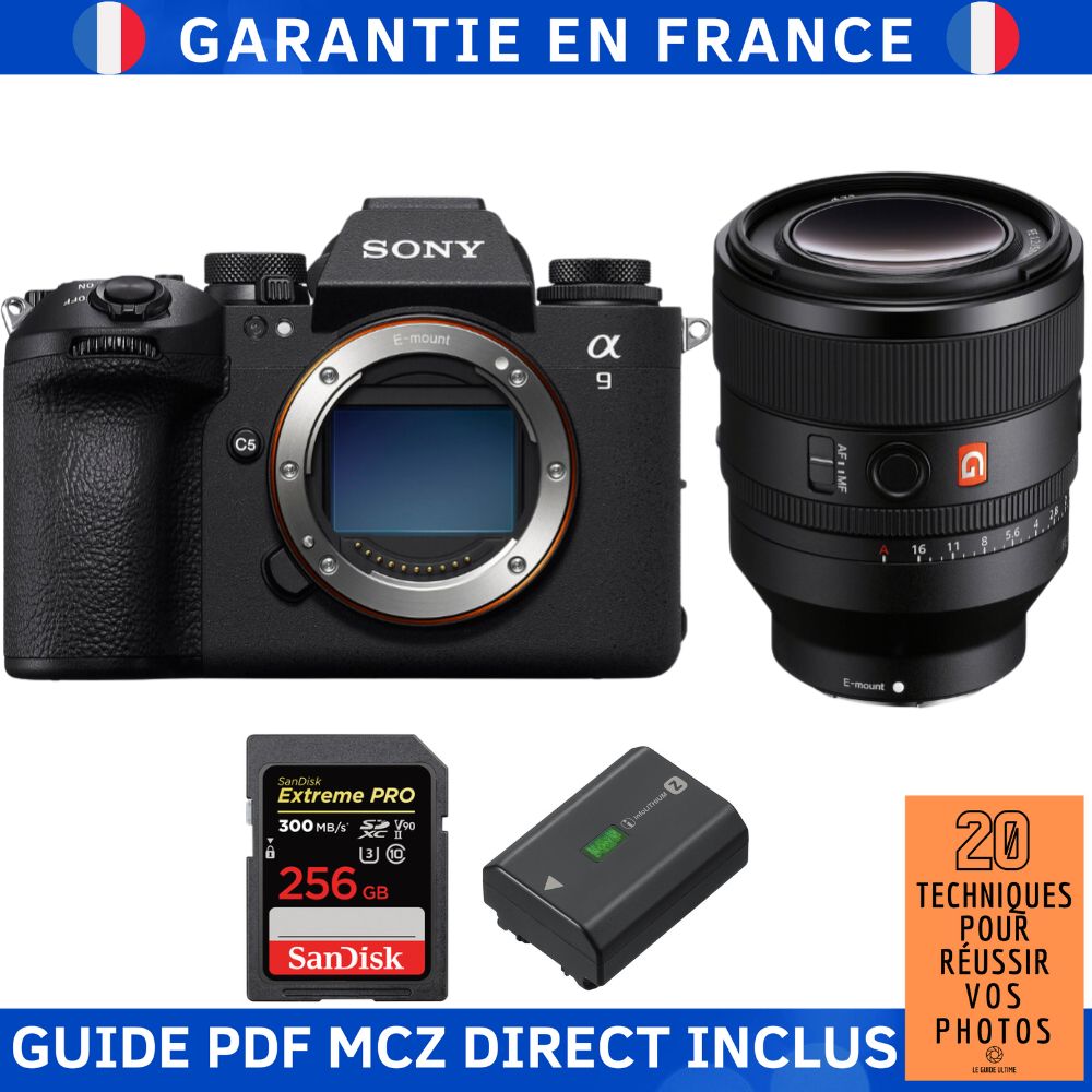 Sony A9 III + FE 50mm f1.2 GM + 1 SanDisk Extreme PRO UHS II SDXC 300 MB/ + 1 Sony NP FZ100 + Ebook '20 Techniques pour Réussir vos Photos' Appareil Photo Hybride Sony - vue 4