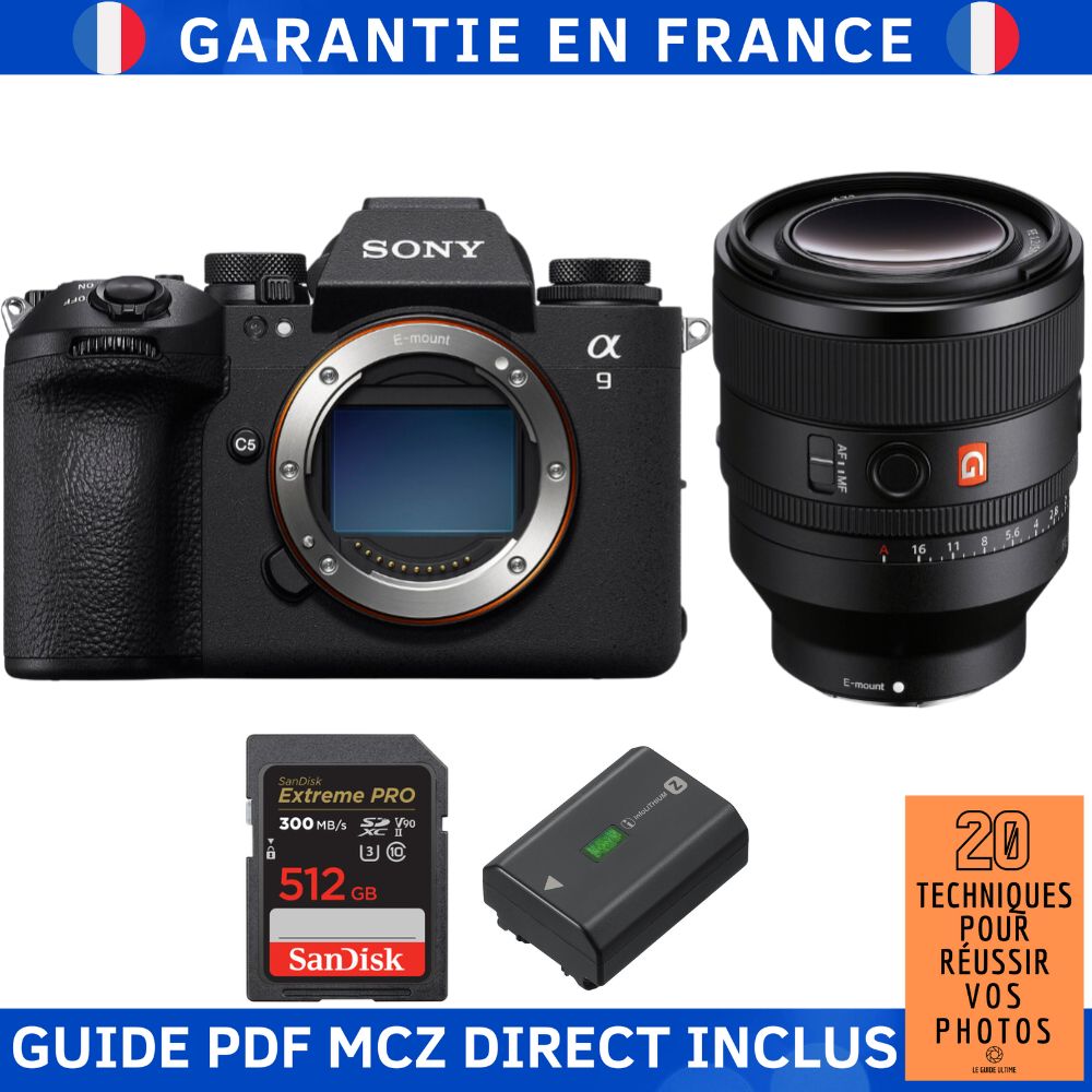 Sony A9 III + FE 50mm f1.2 GM + 1 SanDisk Extreme PRO UHS II SDXC 300 MB/ + 1 Sony NP FZ100 + Ebook '20 Techniques pour Réussir vos Photos' Appareil Photo Hybride Sony - vue 5