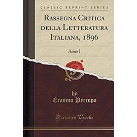 Pércopo, E: Rassegna Critica della Letteratura Italiana, 189