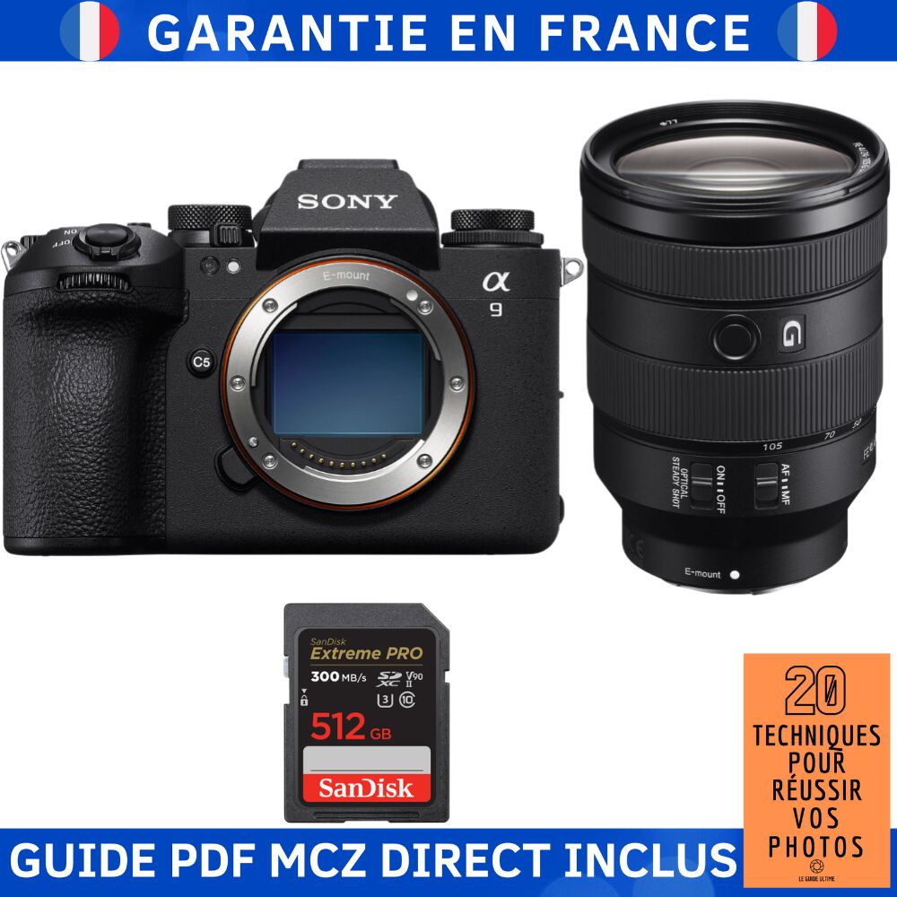 Sony A9 III + FE 24 105mm f4 G OSS + 1 SanDisk Extreme PRO UHS II SDXC 300 MB/ + Ebook '20 Techniques pour Réussir vos Photos' Appareil Photo Hybride Sony - vue 5