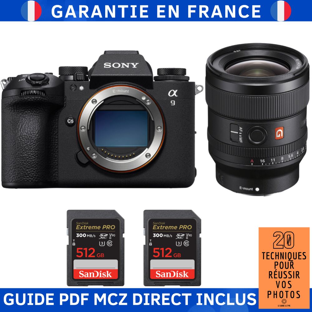 Sony A9 III + FE 24mm f1.4 GM + 2 SanDisk Extreme PRO UHS II SDXC 300 MB/ + Ebook '20 Techniques pour Réussir vos Photos' Appareil Photo Hybride Sony - vue 5