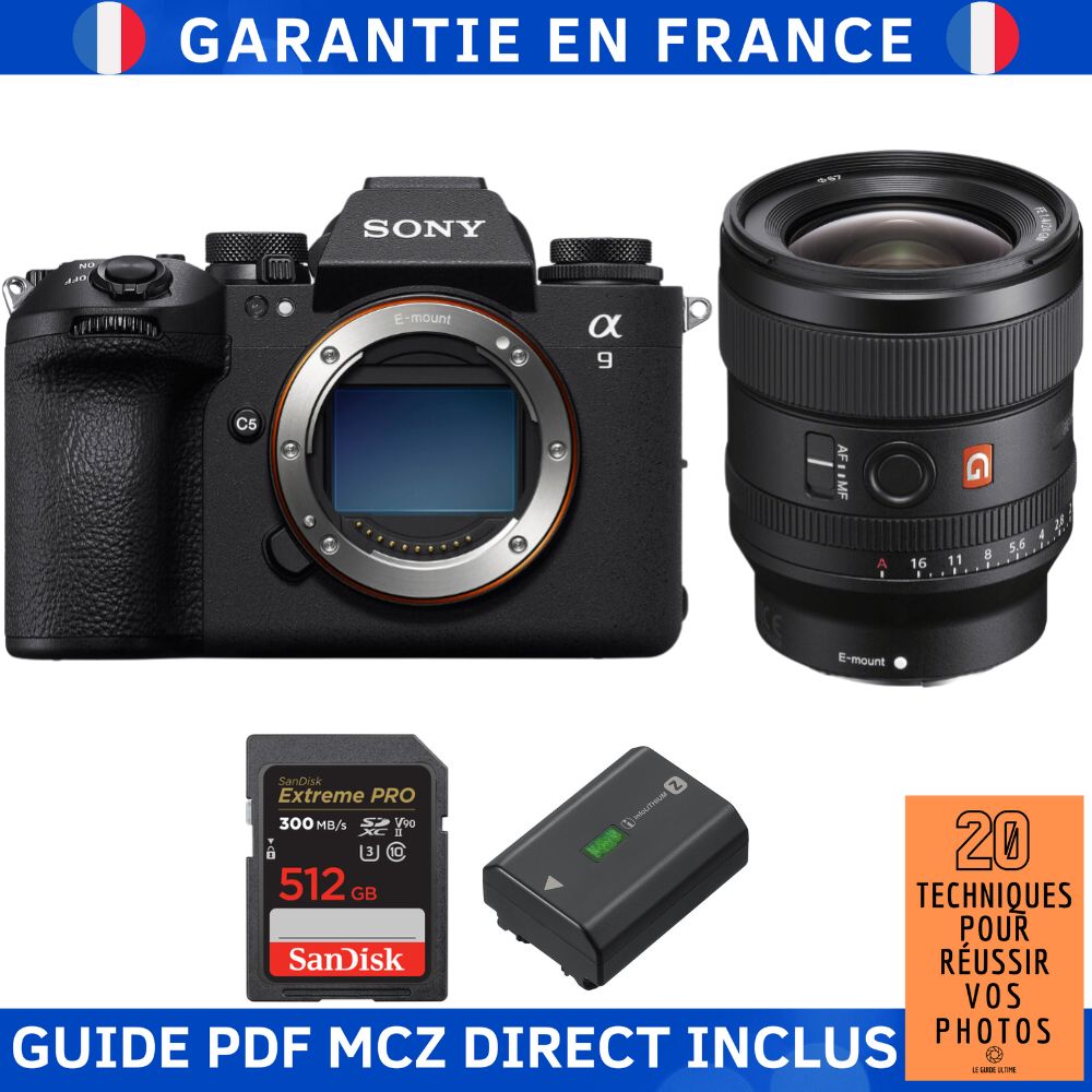 Sony A9 III + FE 24mm f1.4 GM + 1 SanDisk Extreme PRO UHS II SDXC 300 MB/ + 1 Sony NP FZ100 + Ebook '20 Techniques pour Réussir vos Photos' Appareil Photo Hybride Sony - vue 5